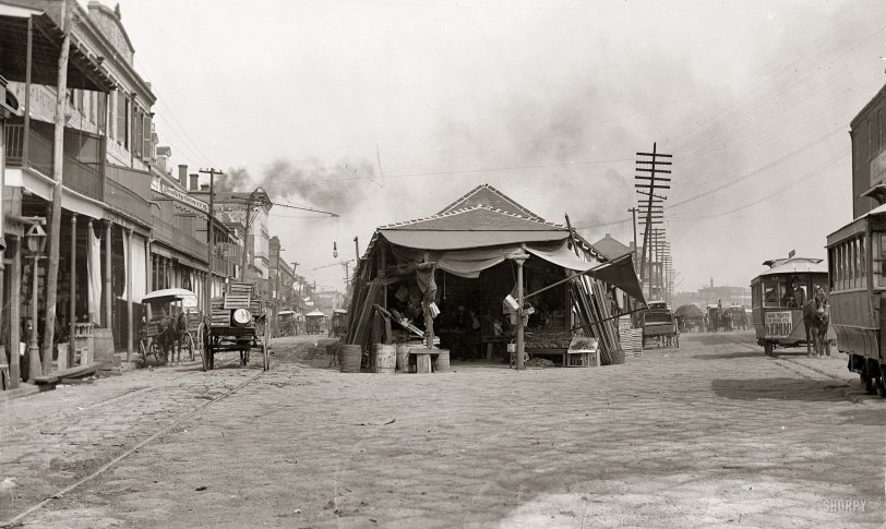 The Old French Market: 1880s
