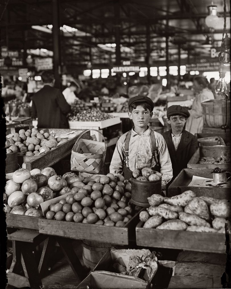 Onions, Limes, Potatoes: 1908 | Shorpy | Historical Photos
