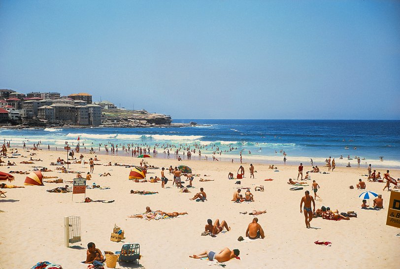 bondi beach australia. Bondi Beach: 1969
