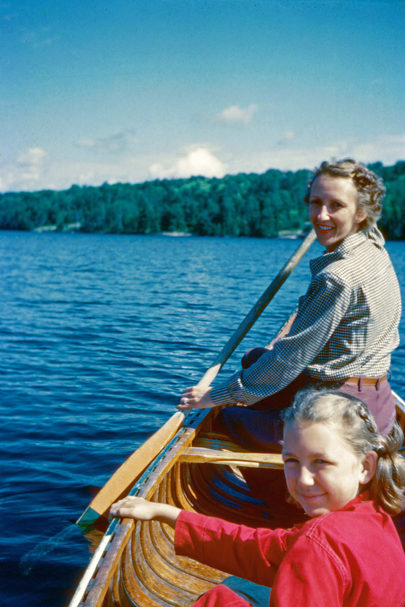 Maine, circa 1952, my grandmother and my mother. View full size.