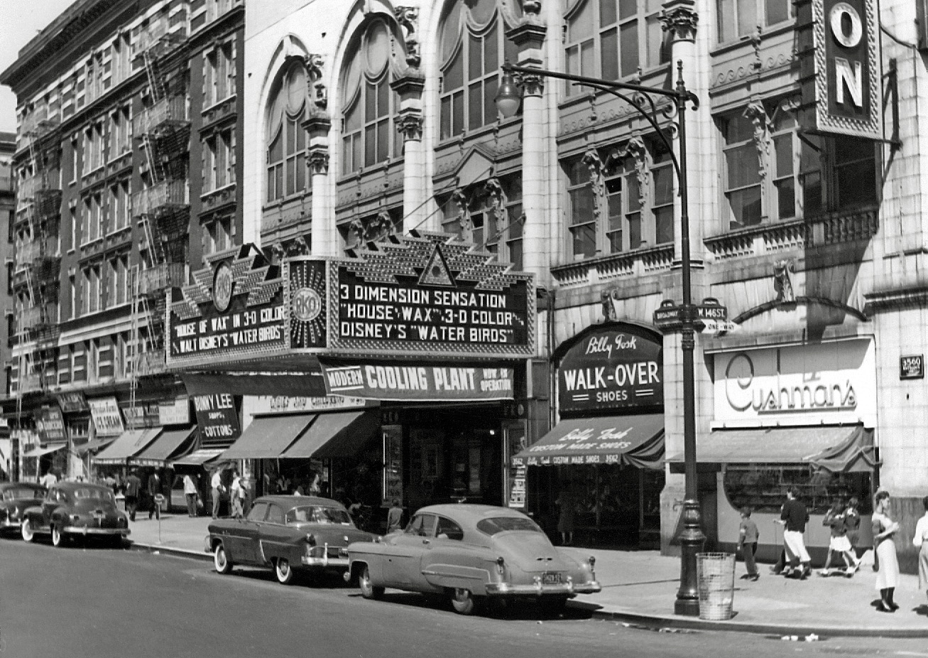 RKO Theatre, Broadway and West 146th Street in New York City taken June 3, 1953 by Peter Jingeleski. View full size.
