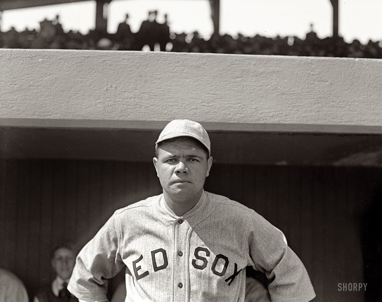 Babe Ruth in 1919. View full size. National Photo Company Collection.