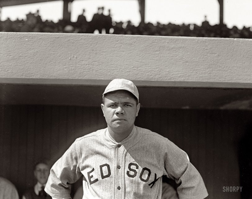 Babe Ruth in 1919. View full size. National Photo Company Collection.
