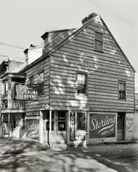 Savannah, Georgia, circa 1937. "38 Price Street." Beer sign by Acme Radio & Neon. Our second look at this mom-and-pop establishment run by Tommie and Clifford Whittington, whose children commented on the first post. 8x10 inch acetate negative by Frances Benjamin Johnston. View full size.