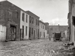 Washington, D.C., 1914. "District of Columbia. Alley clearance slum views." Harris & Ewing Collection glass negative, 5 x 7 inches. View full size.