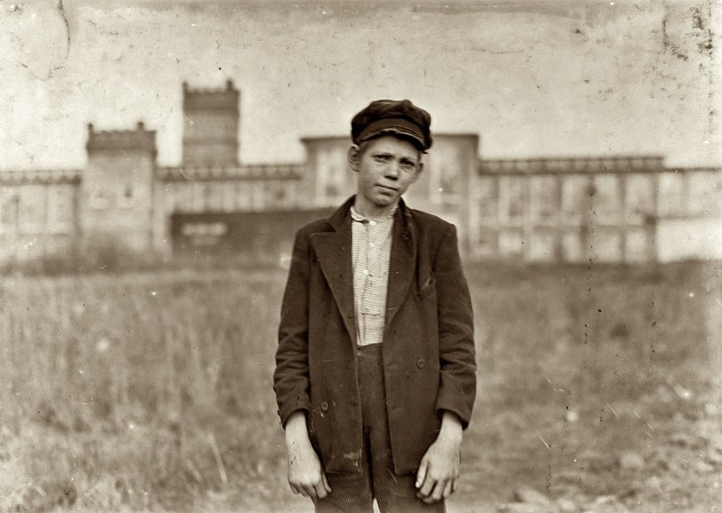 November 1908. Chester, South Carolina. "Will Morrill, Wylie Mill. Been in mill five years." View full size. Photograph and caption by Lewis Wickes Hine.