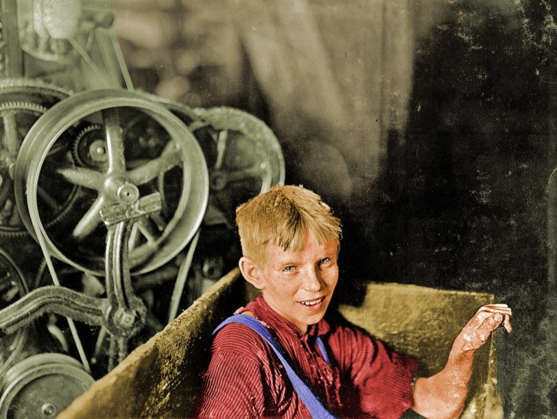 This is a colorized version of Boy in the Box: 1909. View full size.

