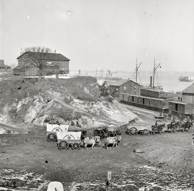 Photo of: Supply Train: 1865 -- 