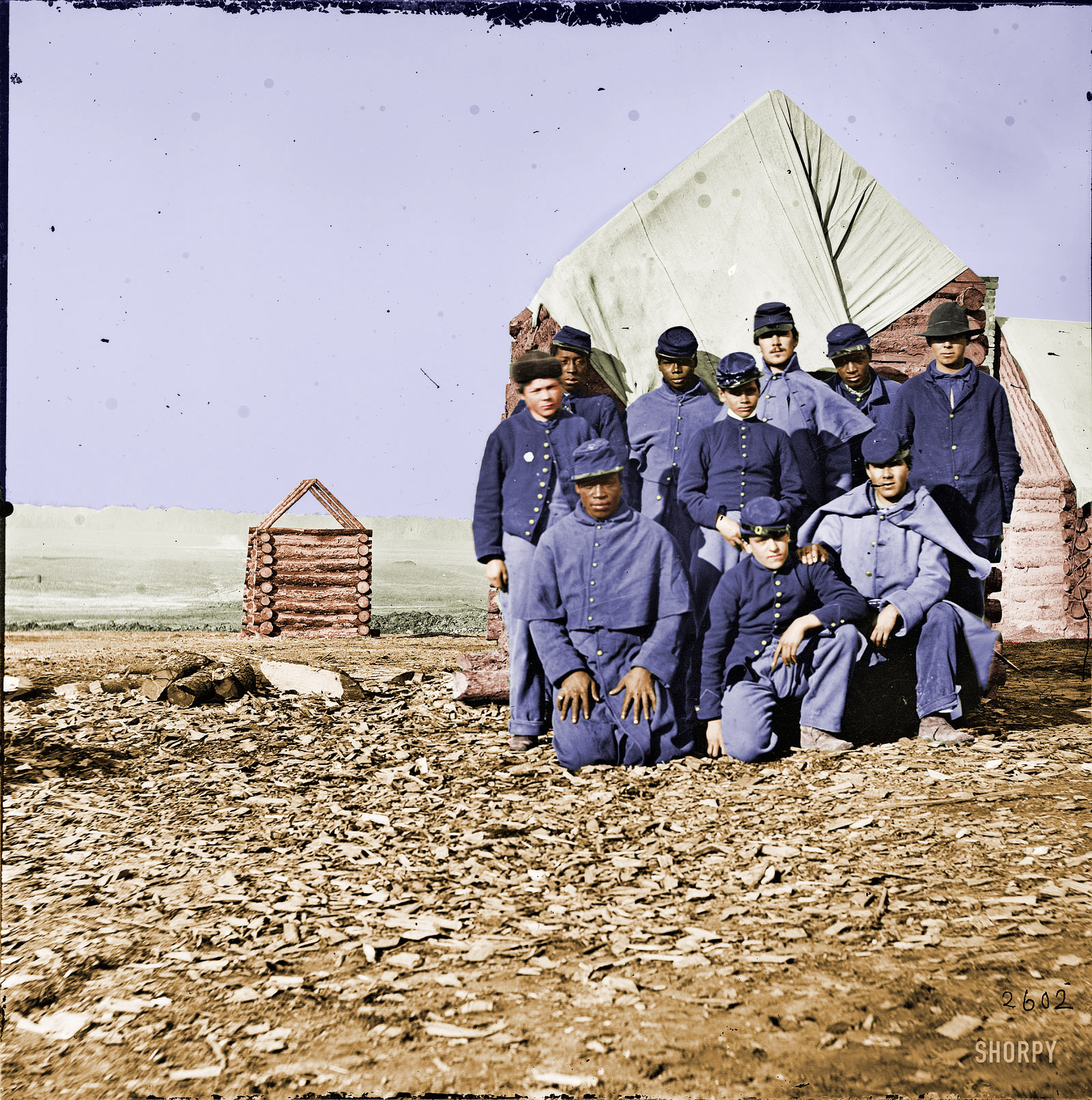 This is a colorized version of Band of Brothers: 1865. View full size.