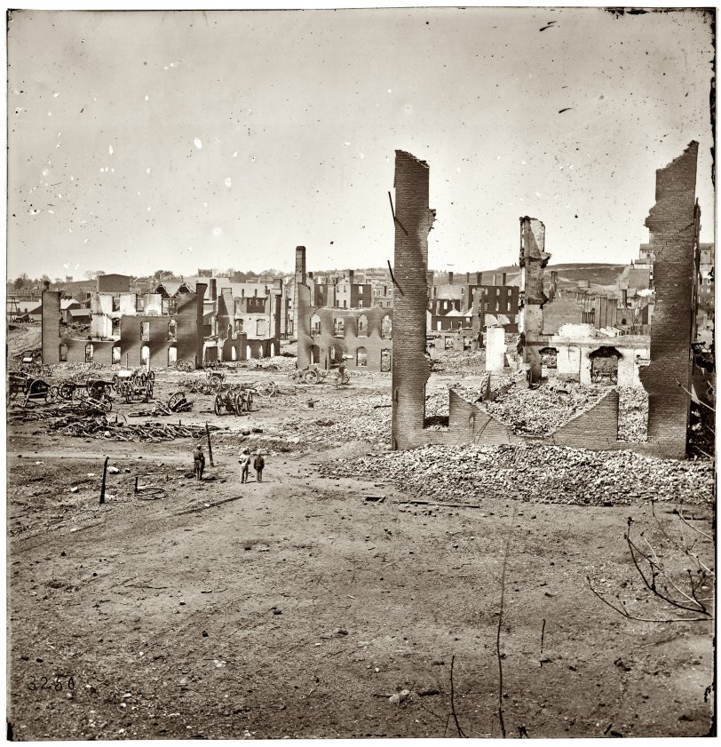 Photo of: Burnt District: 1865 -- 