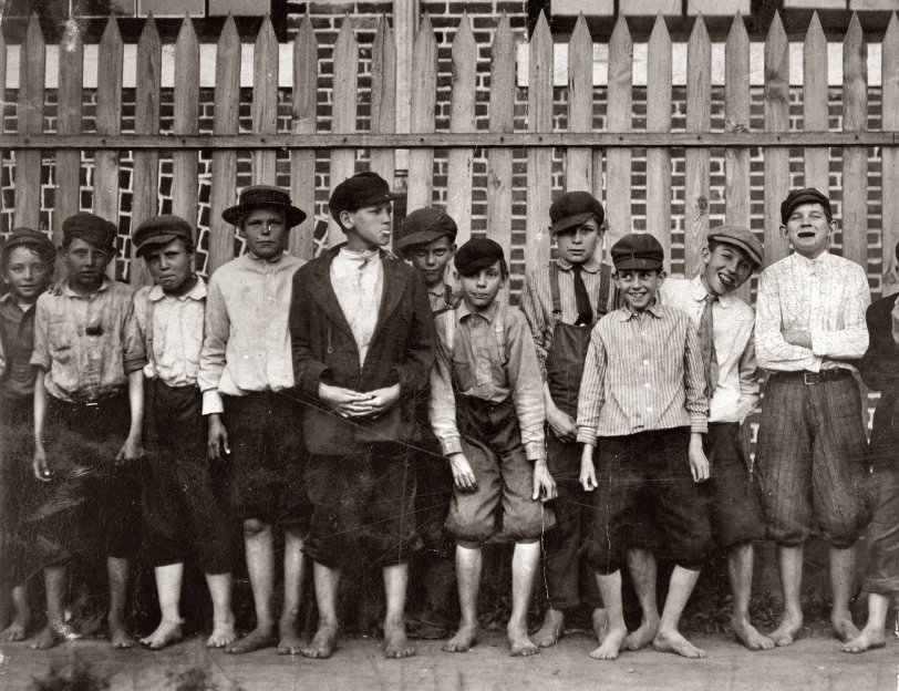 Photo of: Massey Mill Boys: 1913 -- Columbus, Georgia. April 1913. 