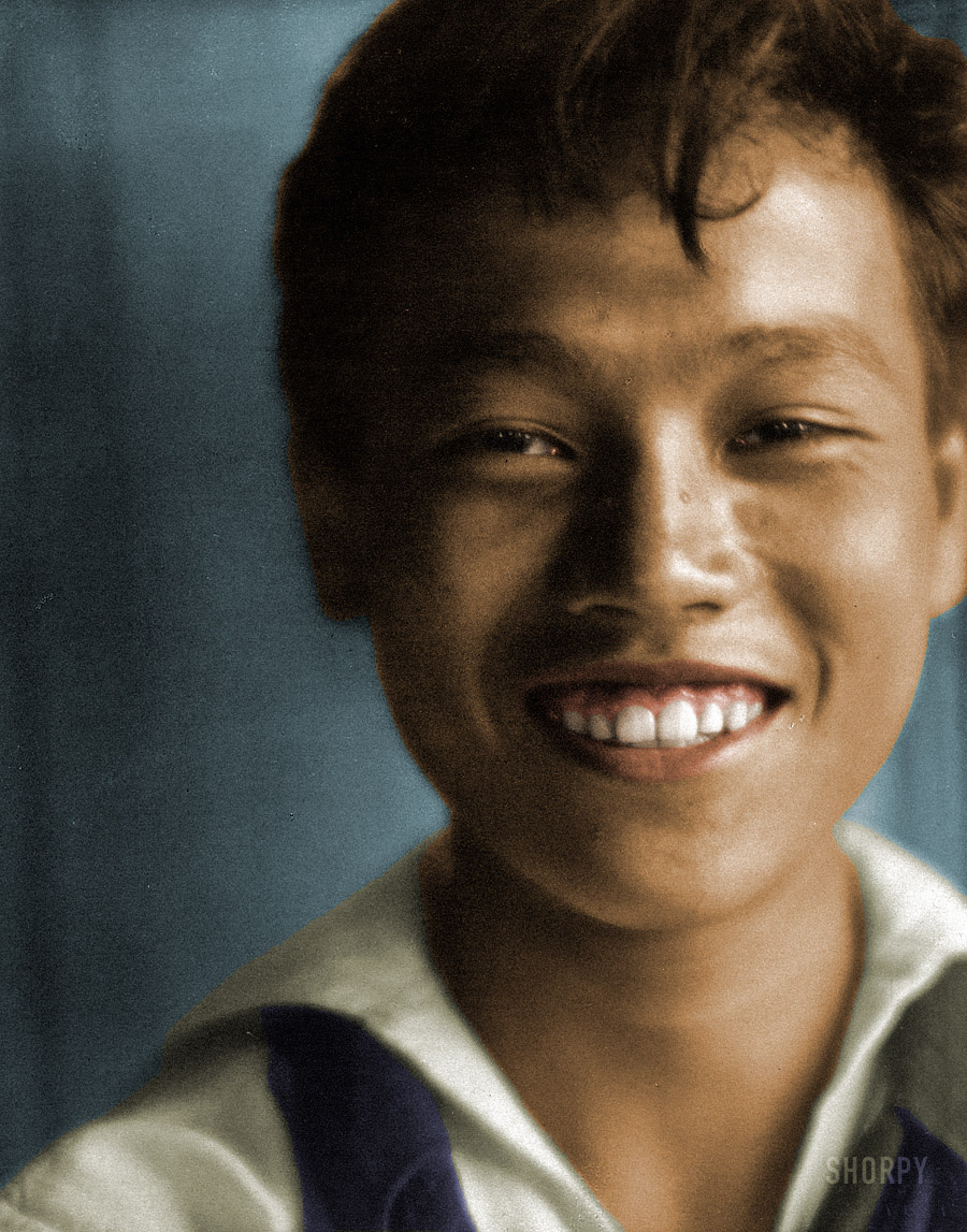 This is a colorized version of David Leung: 1911. View full size.