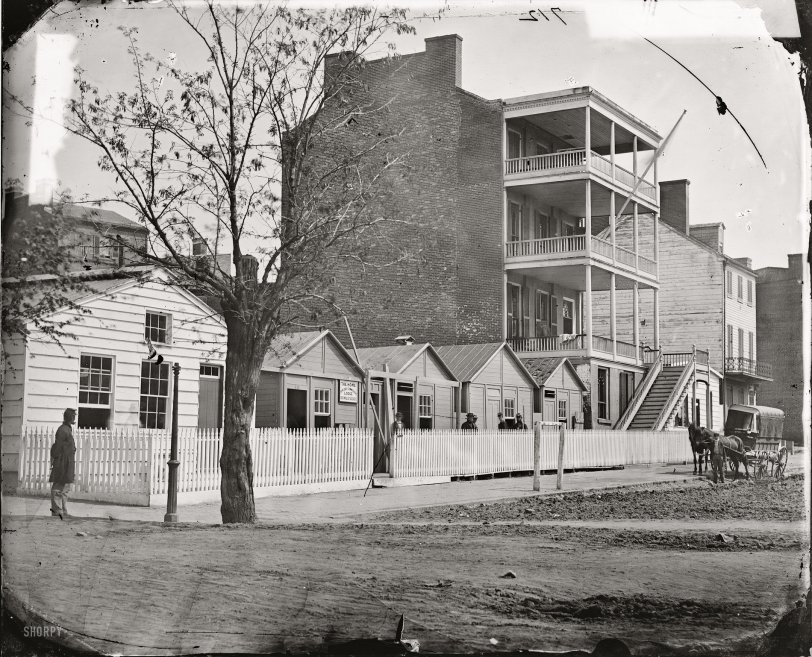 Photo of: Sanitary Lodge: 1865 -- April 1865. 