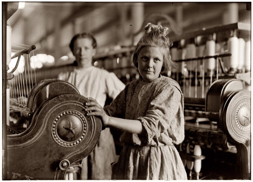 Photo of: A Typical Spinner: 1908 -- 