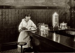 A Young Waitress: 1917