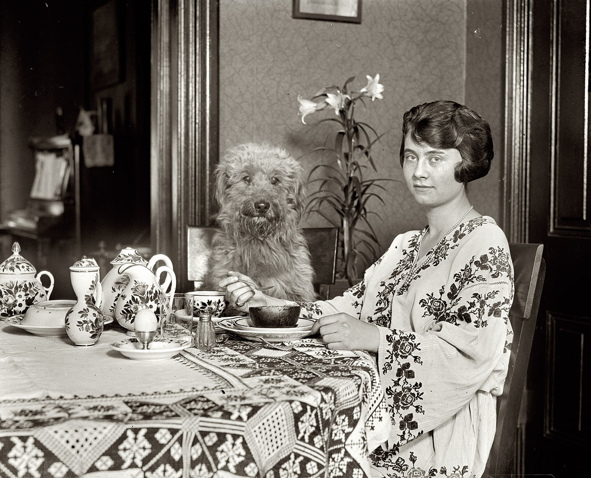April 14, 1922. Miss Elizabeth Zolnay, daughter of the sculptor George Julian Zolnay. 1738 N Street NW, Washington. View full size. National Photo Co.