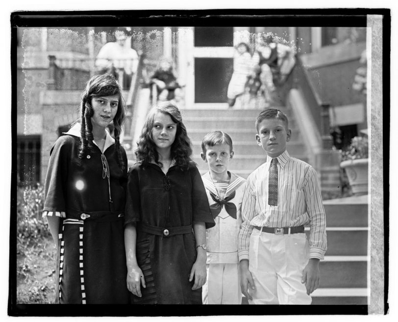 The children of U.S. Senator Nathaniel Dial, May 27. 1922. From the National Photo Company collection. View full size.
