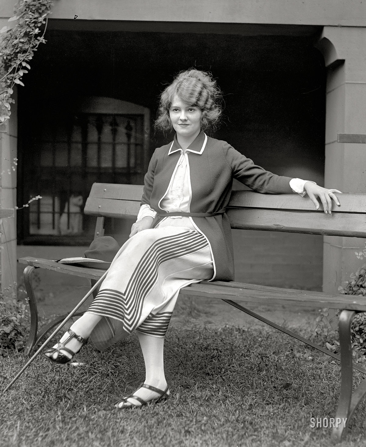 Washington, D.C., circa 1922. "Lulu McGrath." It must have been either luck or amazing foresight that led this girl's parents to name their baby daughter Lulu -- it's hard to imagine her as a Betty or Nancy or anything else. Or it could be that when you're a Lulu, you just grow into the name. In any case, Miss McGrath's brief claim to fame was her appearance in an underwater documentary, "Wonders of the Sea." She was also a runner-up in the first Miss America pageant, in 1921. National Photo Company Collection glass negative. View full size.