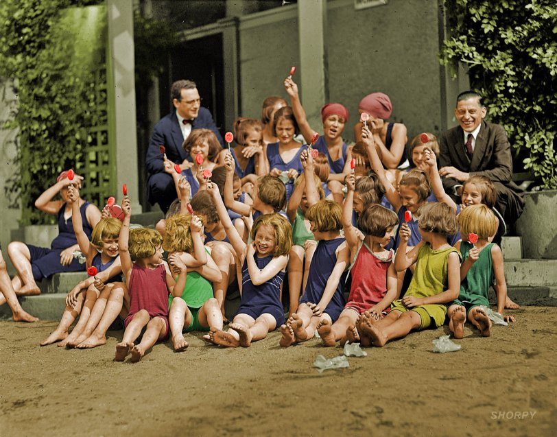 This is a colorized version of Lollipop Orphans: 1924. View full size.
