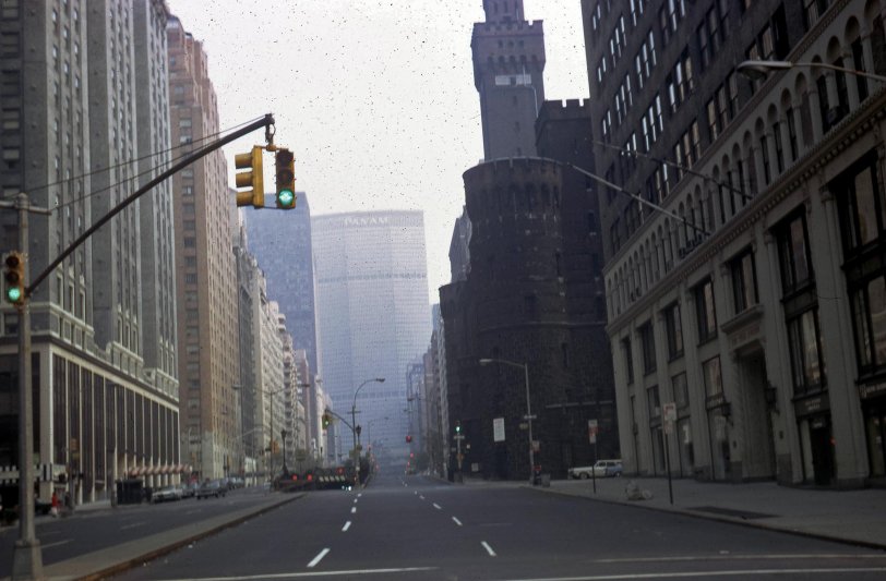 New York City. Looks like the late 1960s. From my grandparents' slides.
