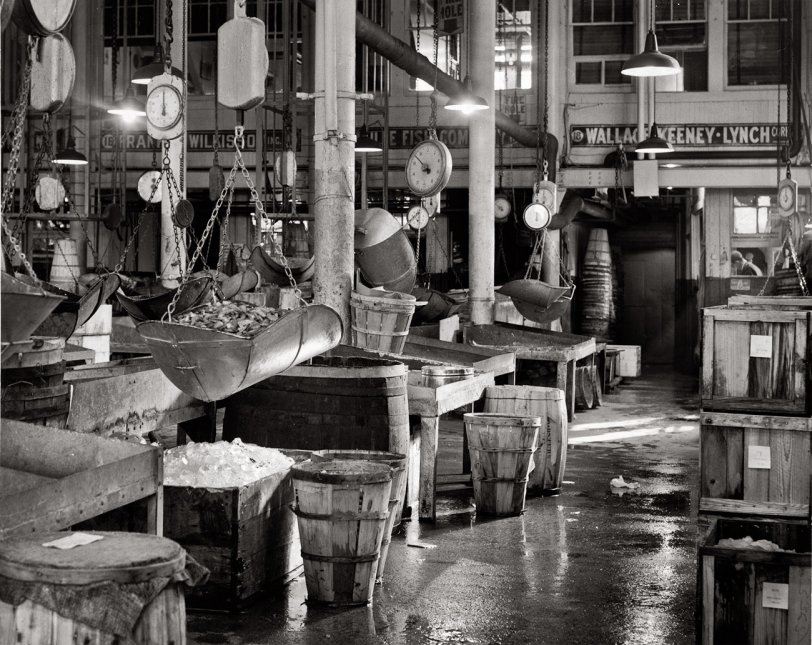 Fulton Fish Market: 1954