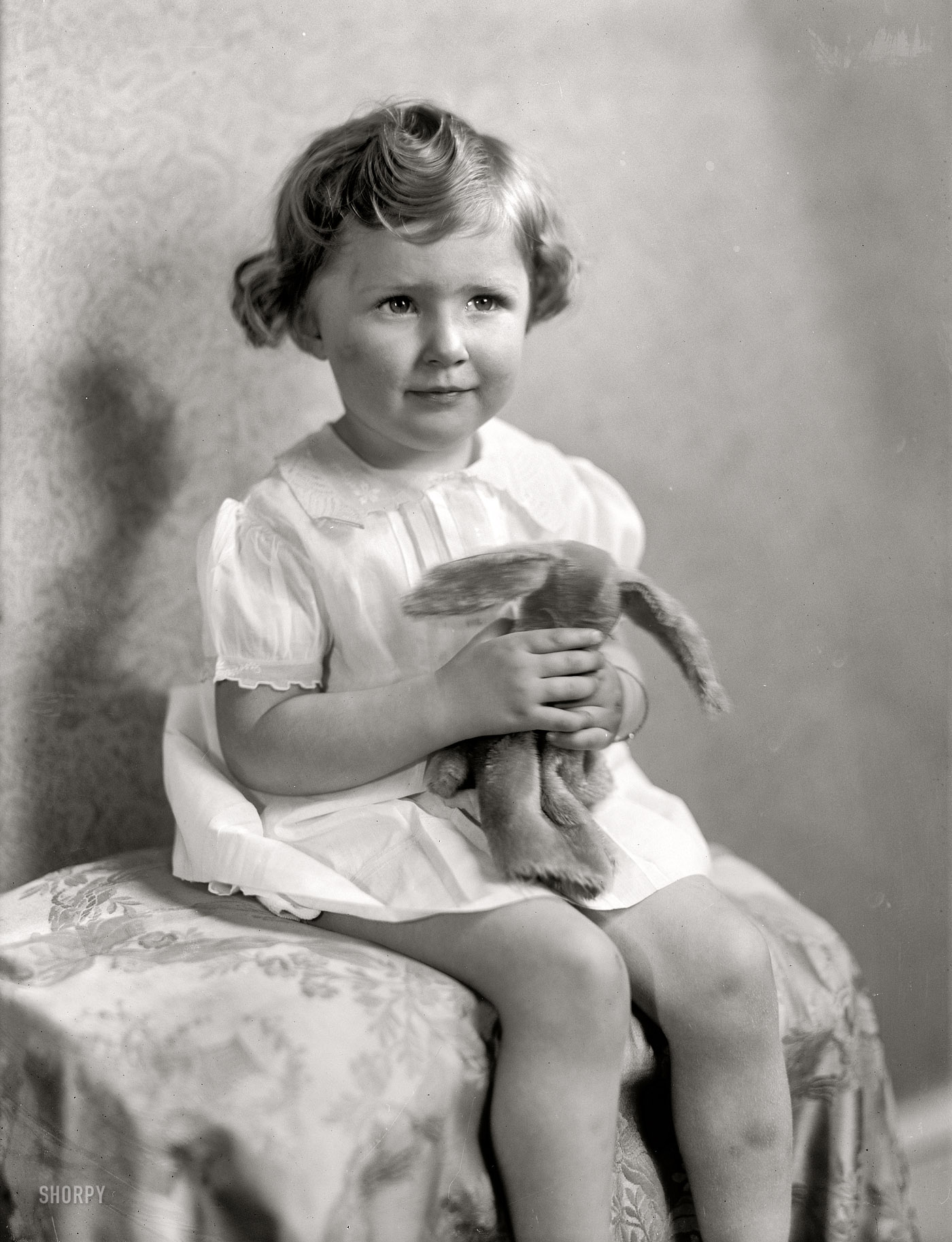 Washington, D.C., circa 1935. "Mary F. Trager, portrait." Harris & Ewing Collection glass negative. View full size.