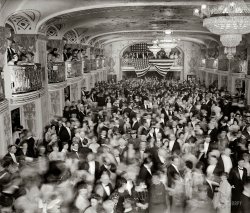"Inaugural Ball. March 4, 1925." And Calvin Coolidge could have danced all night. National Photo Company Collection glass negative. View full size.