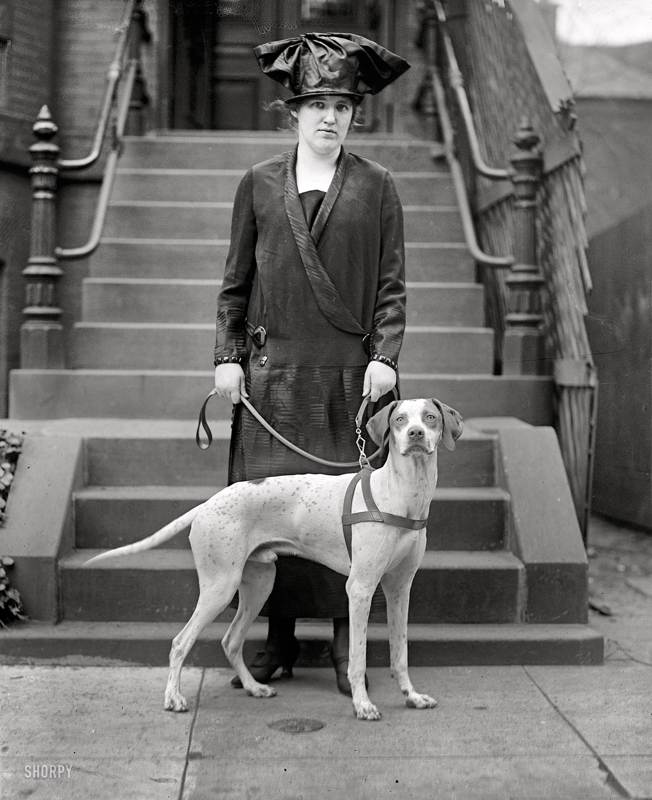April 10, 1925. Washington, D.C. "Miss Nancy Weeks with Mr. Rowe." National Photo Company Collection glass negative. View full size.
