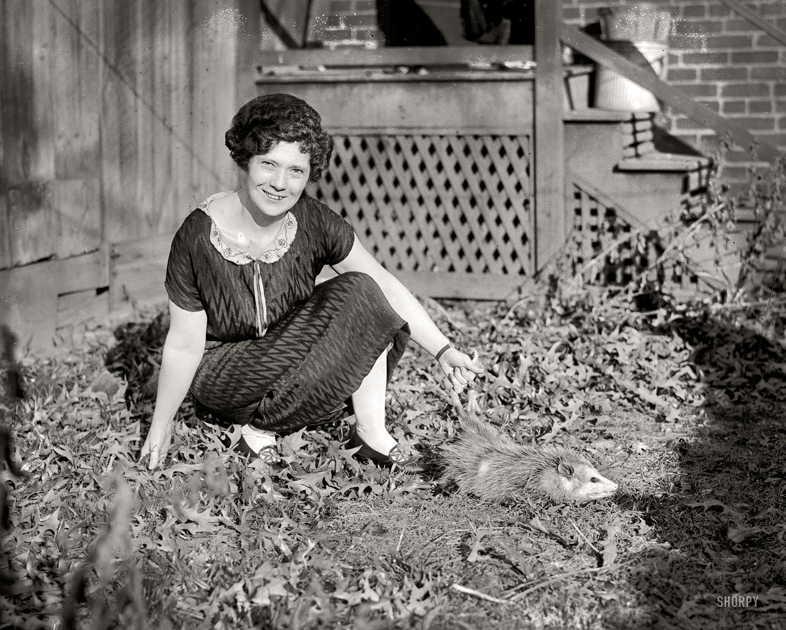 December 12, 1925. "Mrs. May B. Hendley." I'll bet there's an interesting story here. National Photo Company Collection glass negative. View full size.