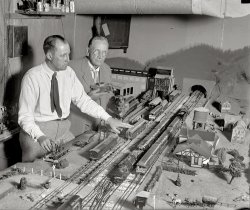 August 5, 1929. Washington, D.C. "Miniature RR of John N. Swartzell." Our fourth look at the Swartzell rail empire. National Photo glass negative. View full size.