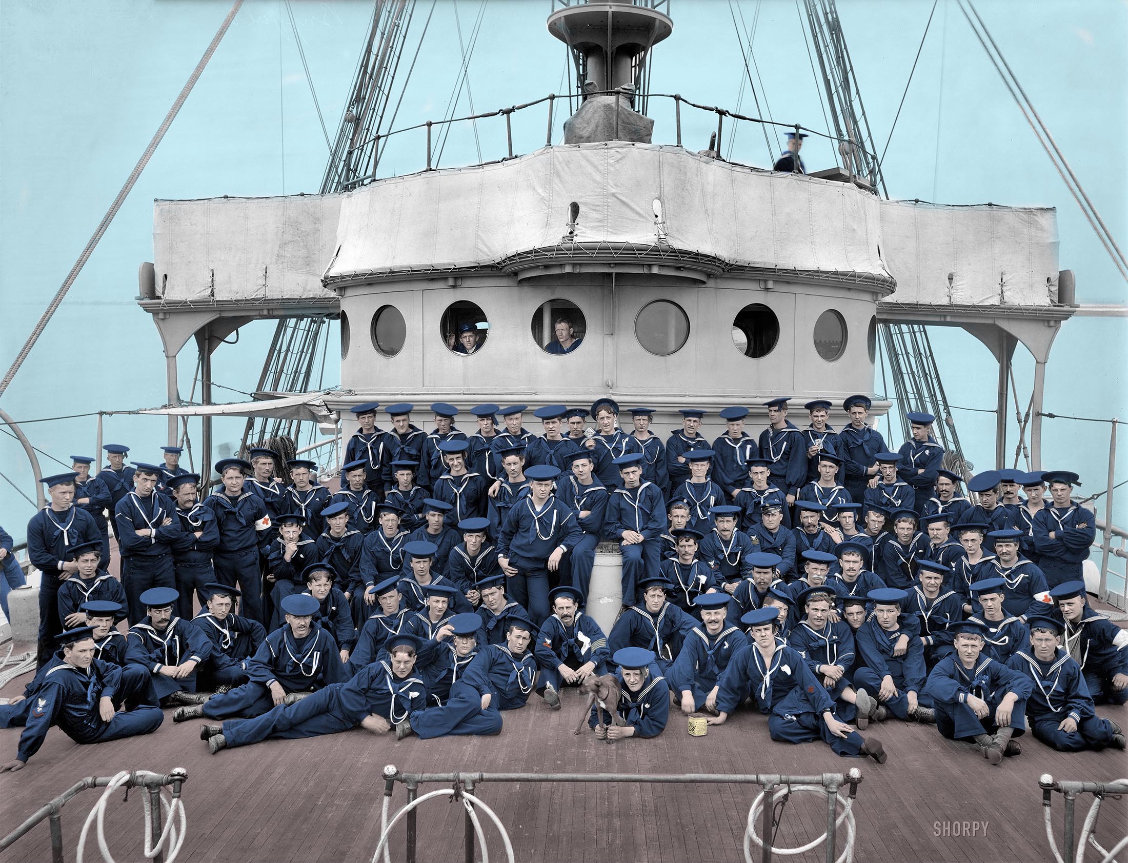 Colorized version of this Shorpy old photo.
View full size.