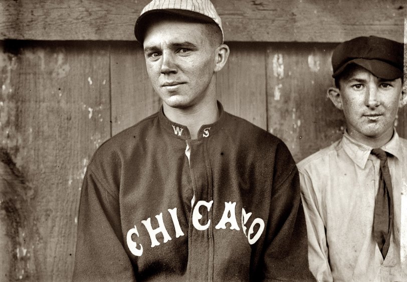 White Sox catcher Ray Schalk circa 1914. View full size. National Photo Co.
