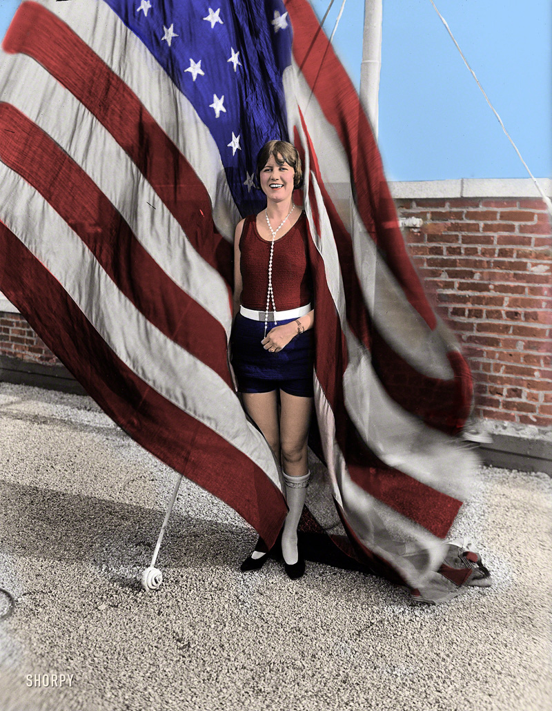 Colorized from this Shorpy original. View full size.
