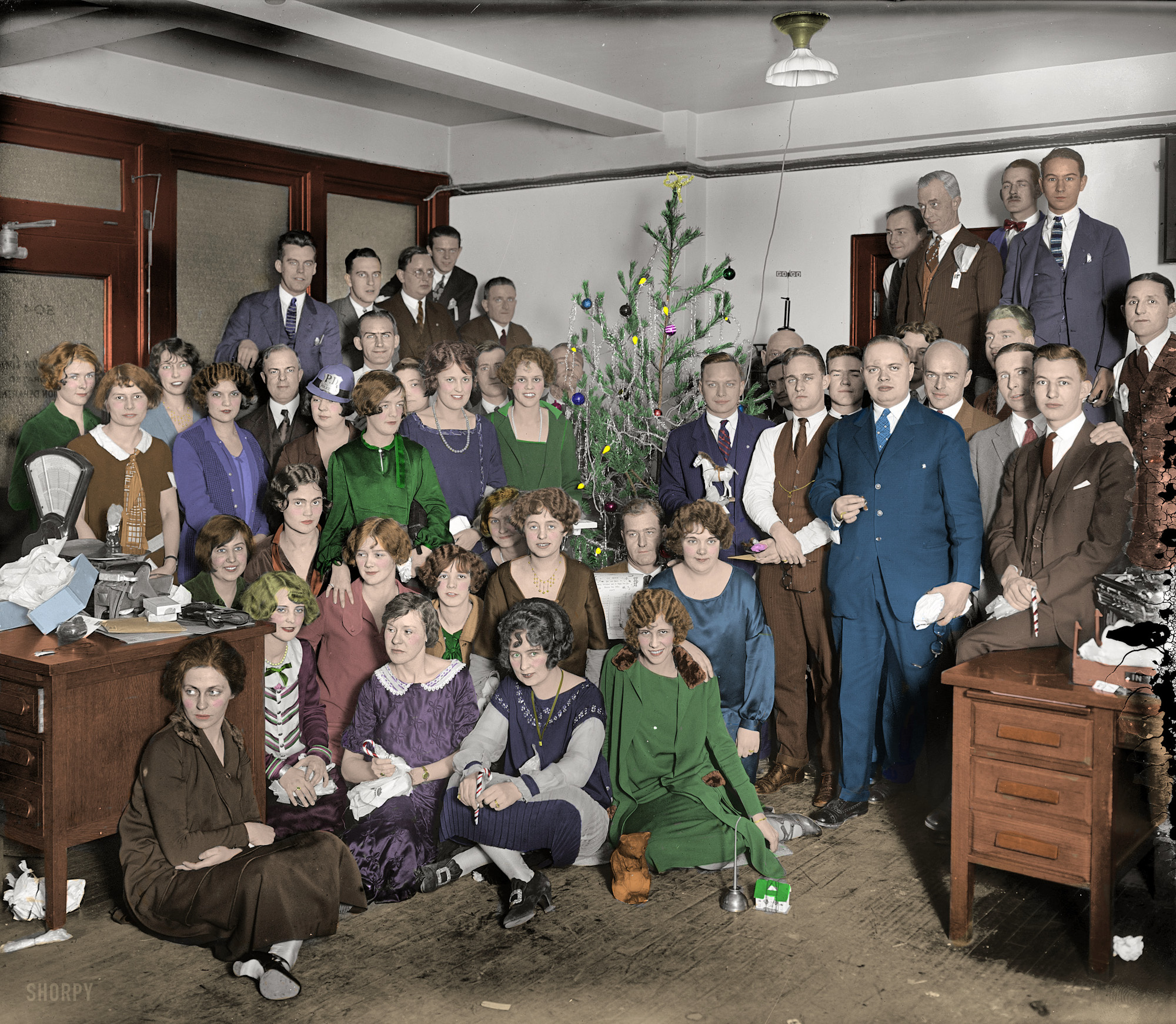 Another fine Shorpy picture colorized. View full size.