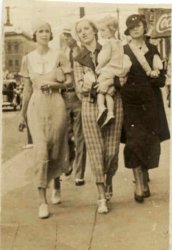 Downtown Birmingham, Alabama, in 1936. My young grandmother is on the right.
(ShorpyBlog, Member Gallery)
