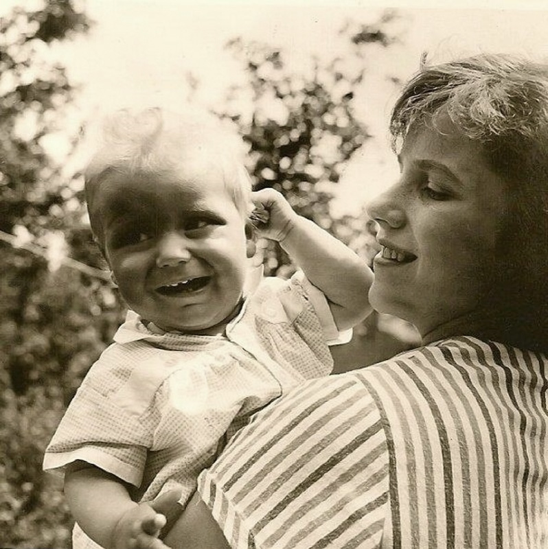 Today in the UK it's Mother's Day and this photo is of me and my mum, taken 50 years ago in 1963, in Reading, England.