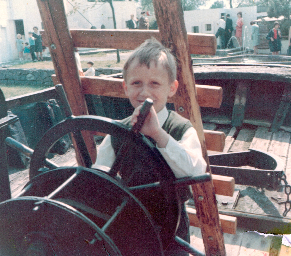 Me at the fairground near Zurich, Switzerland, 1965; I was 4 years old and happy! View full size.