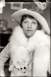 December 12, 1915. "Mrs. Raymond Belmont." In a court case that dragged on for years, Mrs. Belmont, the former chorus girl Ethel Loraine, sued her husband, of the banking and equestrian dynasty, for desertion when he abandoned her eight days after their wedding. View full size. George Grantham Bain Collection.