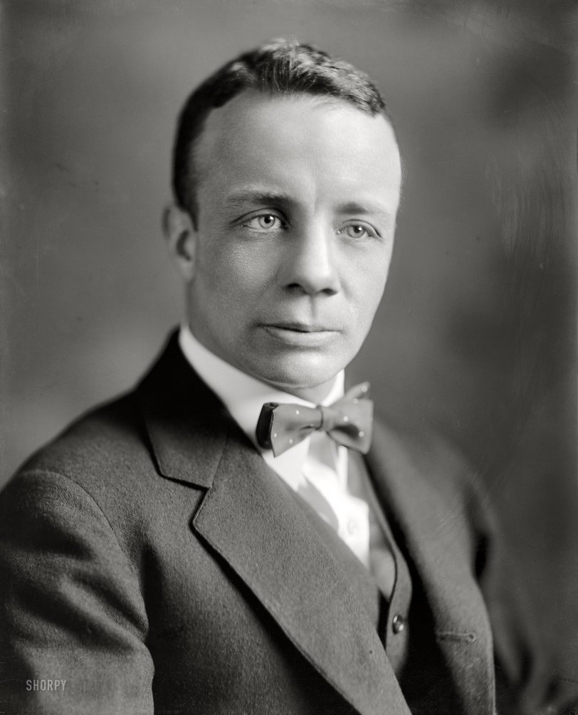 Theodore Roosevelt Jr., husband of Eleanor, circa 1920 in Washington, D.C. Harris &amp; Ewing Collection glass negative. View full size.
