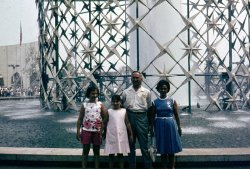 Hilda, Izz, Fran and Rita at the 1964 NY World's Fair. Harvey is the photographer (my dad).