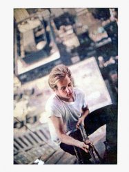 In this photo I am hanging on a rope from the spire of the Chrysler Building in Manhattan. Photo by Douglas Winchester 1977.
Just hanging out?Why were you hanging by a rope there?
(ShorpyBlog, Member Gallery)