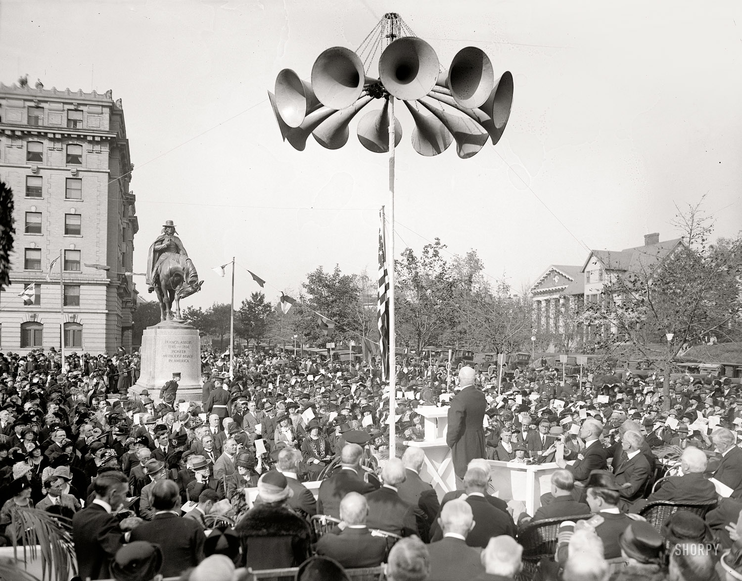 October 15, 1924. "Dedication of Francis Asbury statue, Washington, D.C." National Photo Company Collection glass negative. View full size.