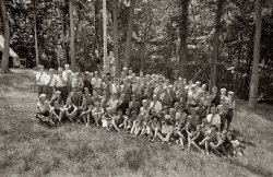 "Boy Scouts, Camp Roosevelt." July 9, 1925. Just try to make them talk. National Photo Company Collection glass negative. View full size.