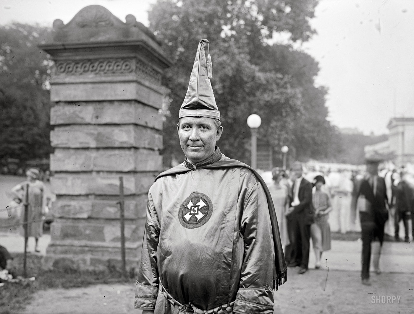 August 8, 1925. "Dr. H.W. Evans, Imperial Wizard." More from the KKK konklave. National Photo Company Collection glass negative. View full size.