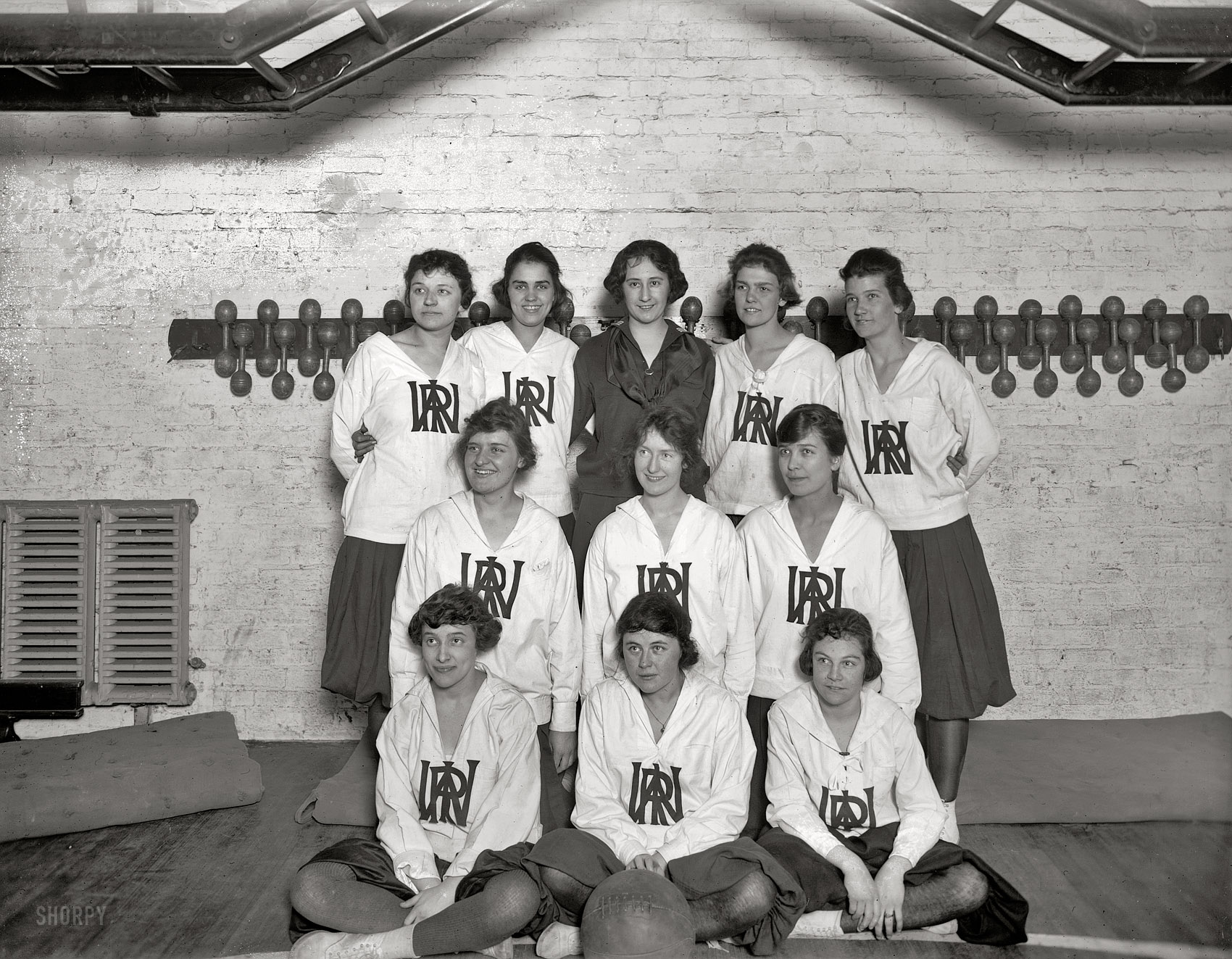 Washington circa 1919. "War Risk basketball team." National Photo Company Collection glass negative. View full size.