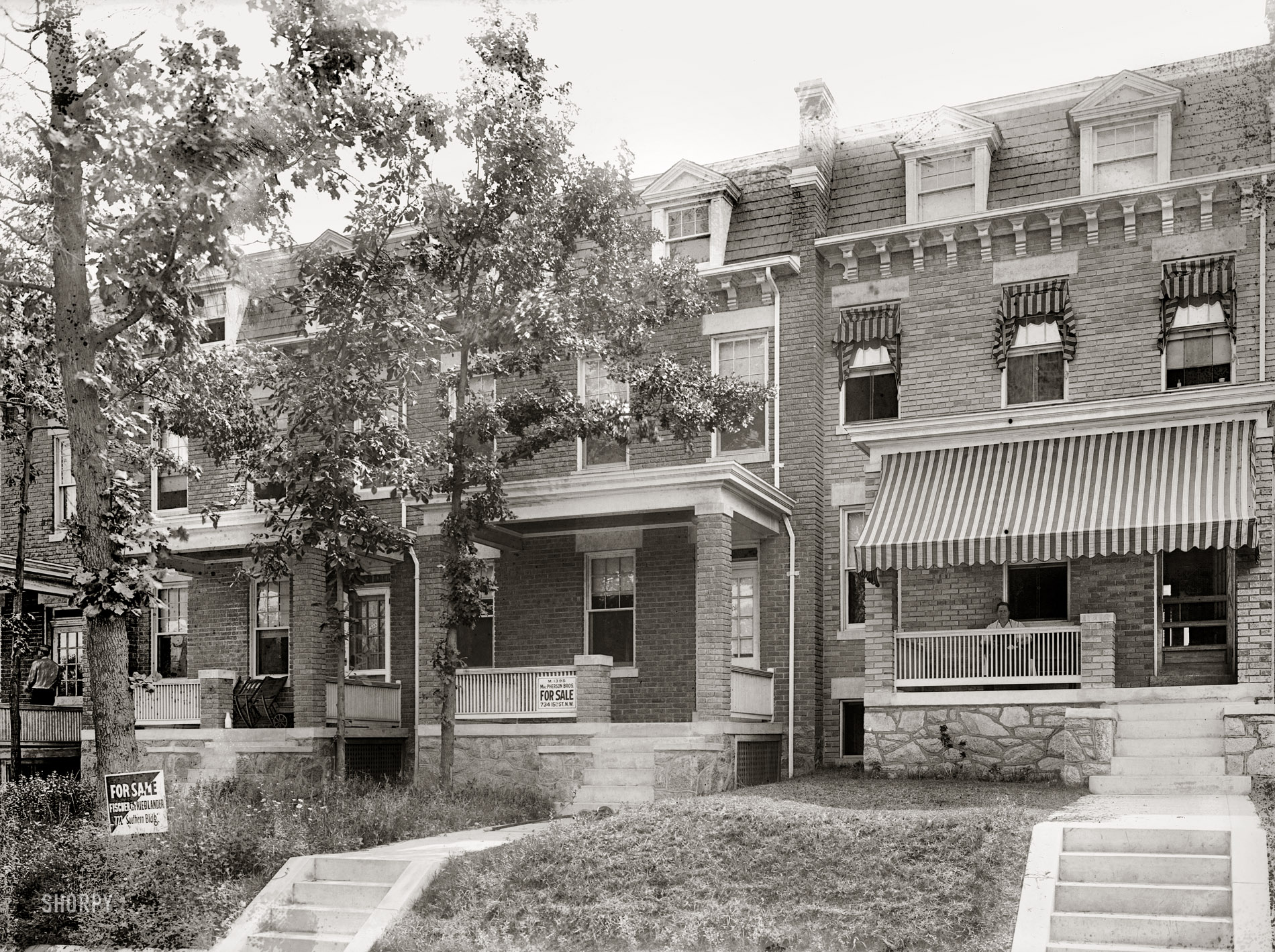 "Washington Times. 4721 Georgia Avenue N.W." Circa 1920 comes this picture taken for a real-estate ad. National Photo Co. glass negative. View full size.