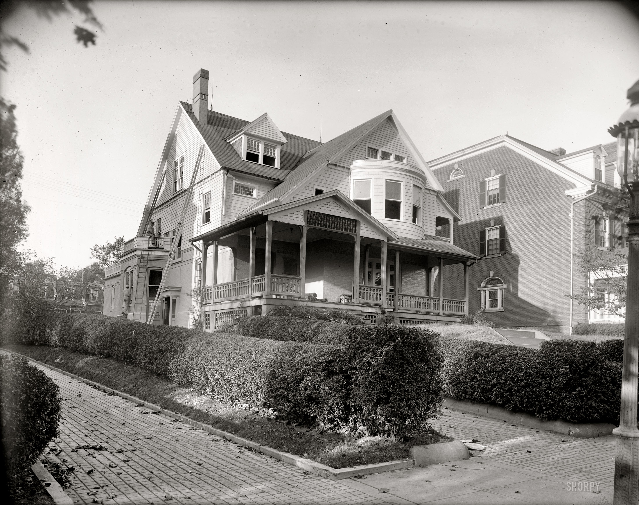 Washington, D.C., circa 1920. "Washington Herald -- Wyoming Avenue." Where is this house? National Photo Company Collection glass negative. View full size.