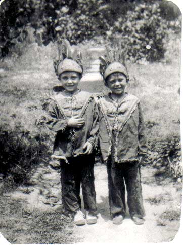 Norwood, Ohio, circa 1940.  My dad and his brother. 
