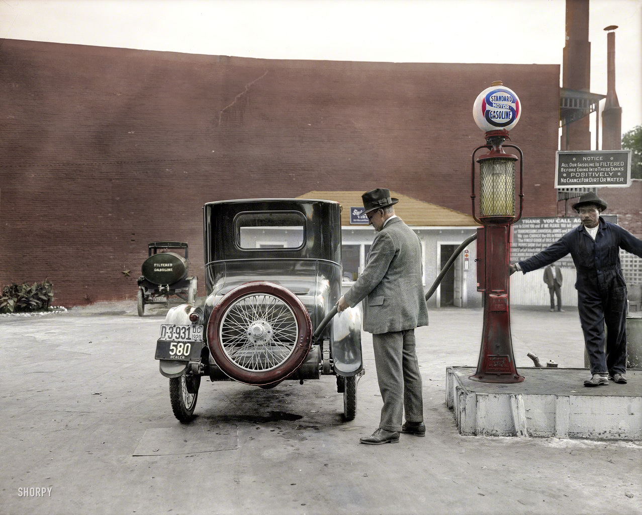 I tried to colorize this fascinating Shorpy photo. View full size.