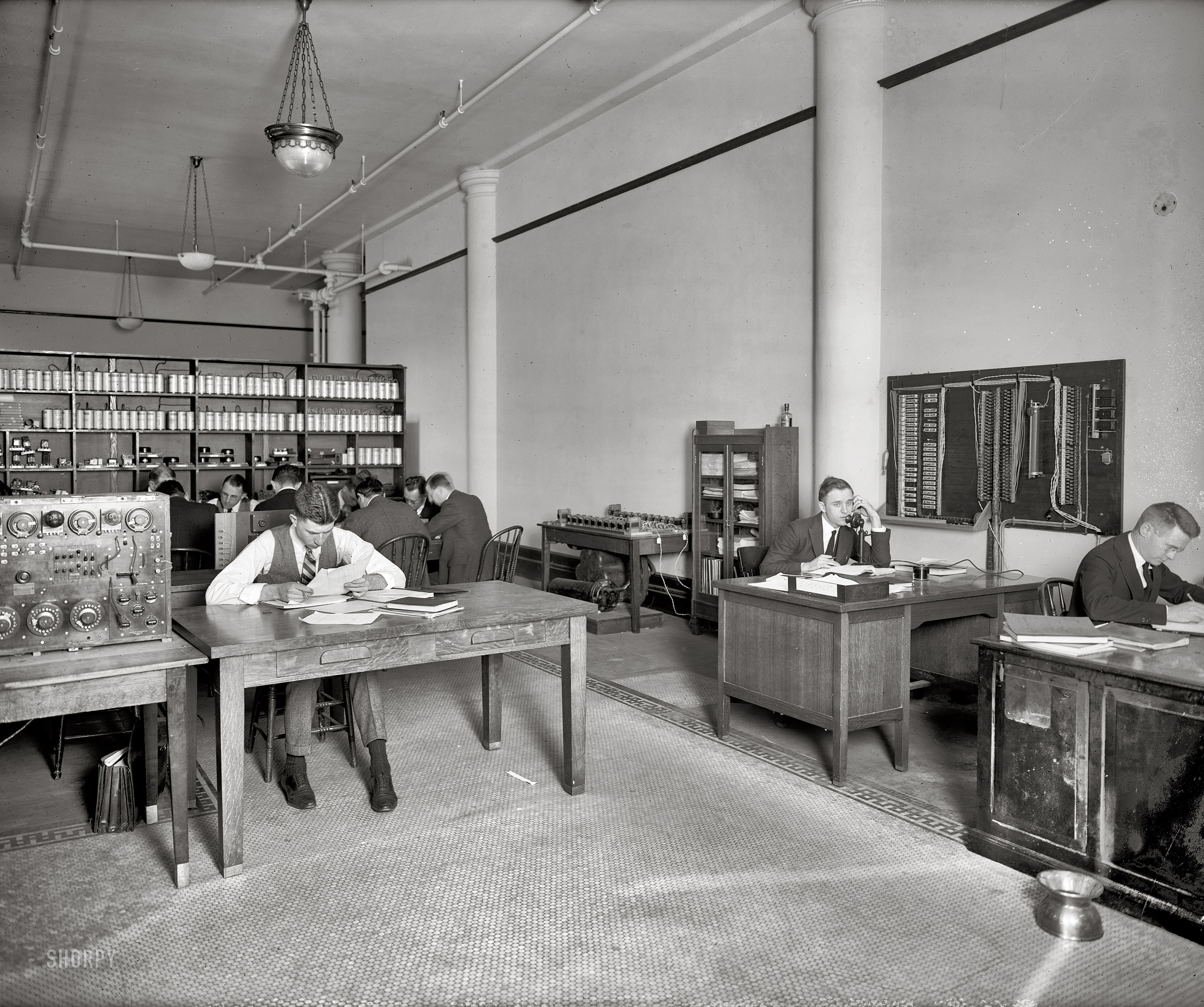Washington, D.C., circa 1921. "Chesapeake & Potomac Telephone Co." National Photo Company Collection glass negative. View full size.
